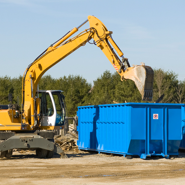 is there a minimum or maximum amount of waste i can put in a residential dumpster in Portal